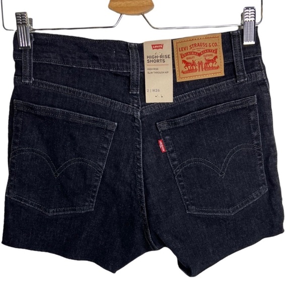 LEVI’S High Rise Distressed Shorts - Picture 5 of 11